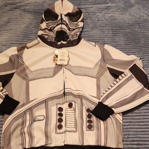 Star Wars Kids Costume/hoodie - Black, Gray, White
